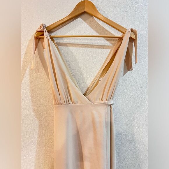 Love story nude wrap maxi dress - Picture 5 of 5